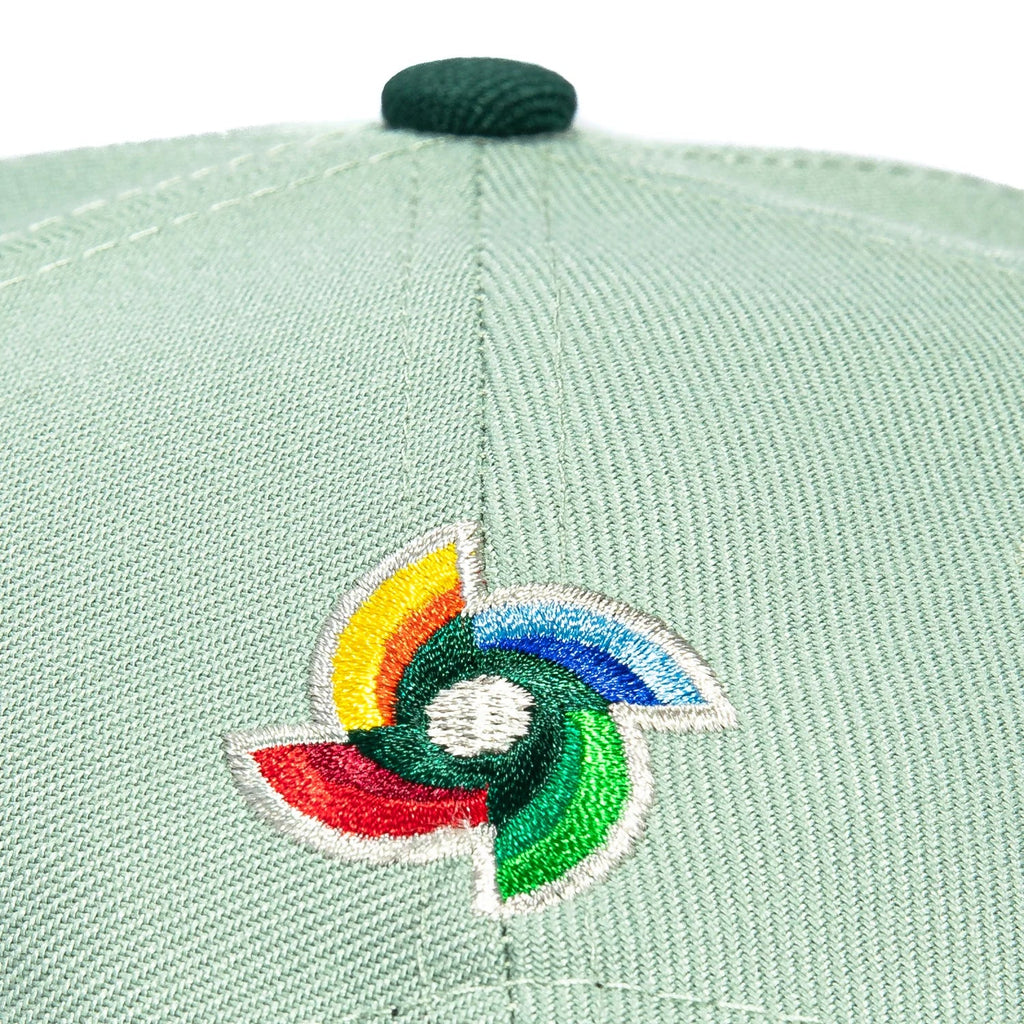 New Era Mexico WBC 9FORTY A-Frame Snapback Hat- Everest Green product image 4, provided for visual reference and product