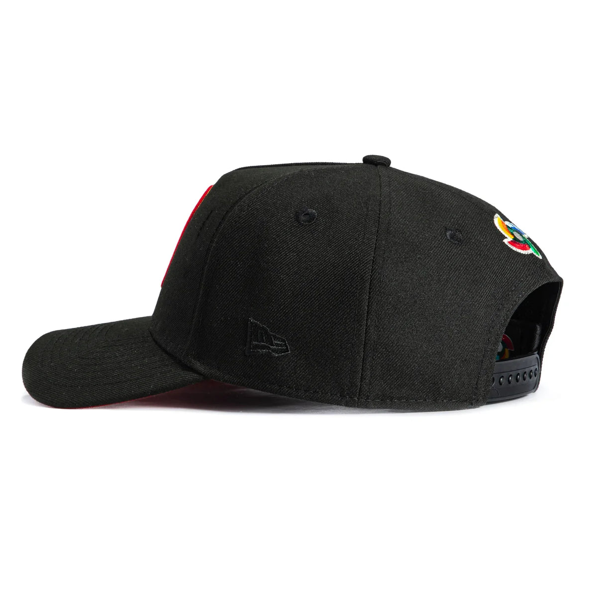 New Era Mexico WBC 9FORTY A-Frame Snapback Hat-Black product image 2, provided for visual reference and product detail review