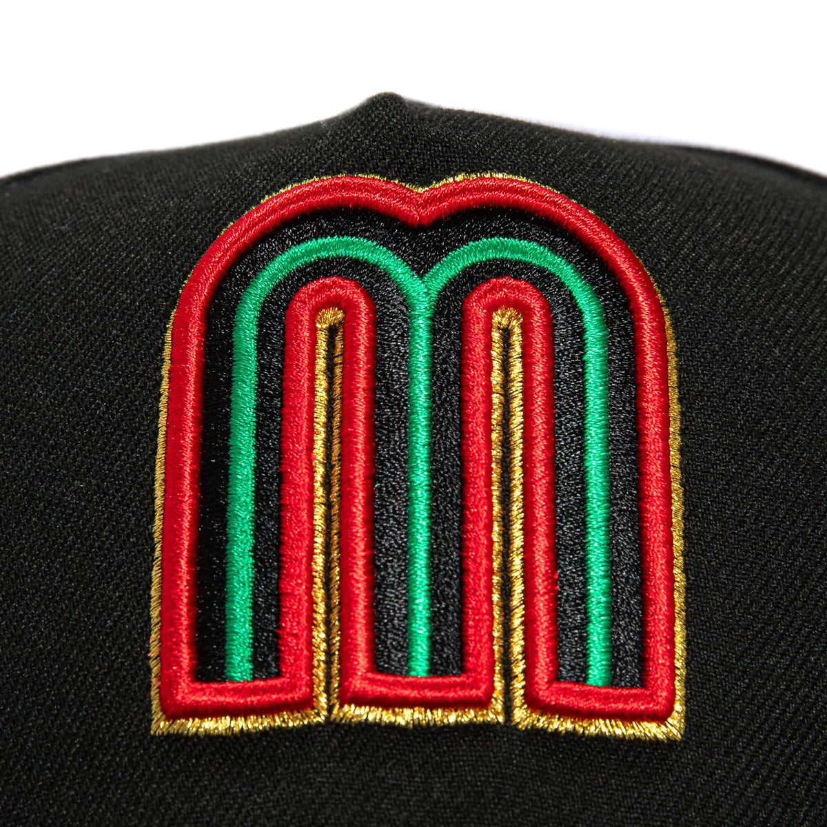 New Era Mexico WBC 9FORTY A-Frame Snapback Hat-Black product image 3, provided for visual reference and product detail review