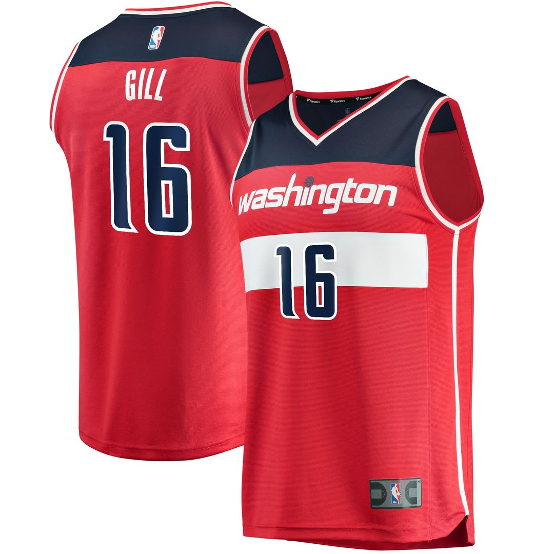 Washington Wizards Anthony Gill Fanatics Fast Break Replica product image 1