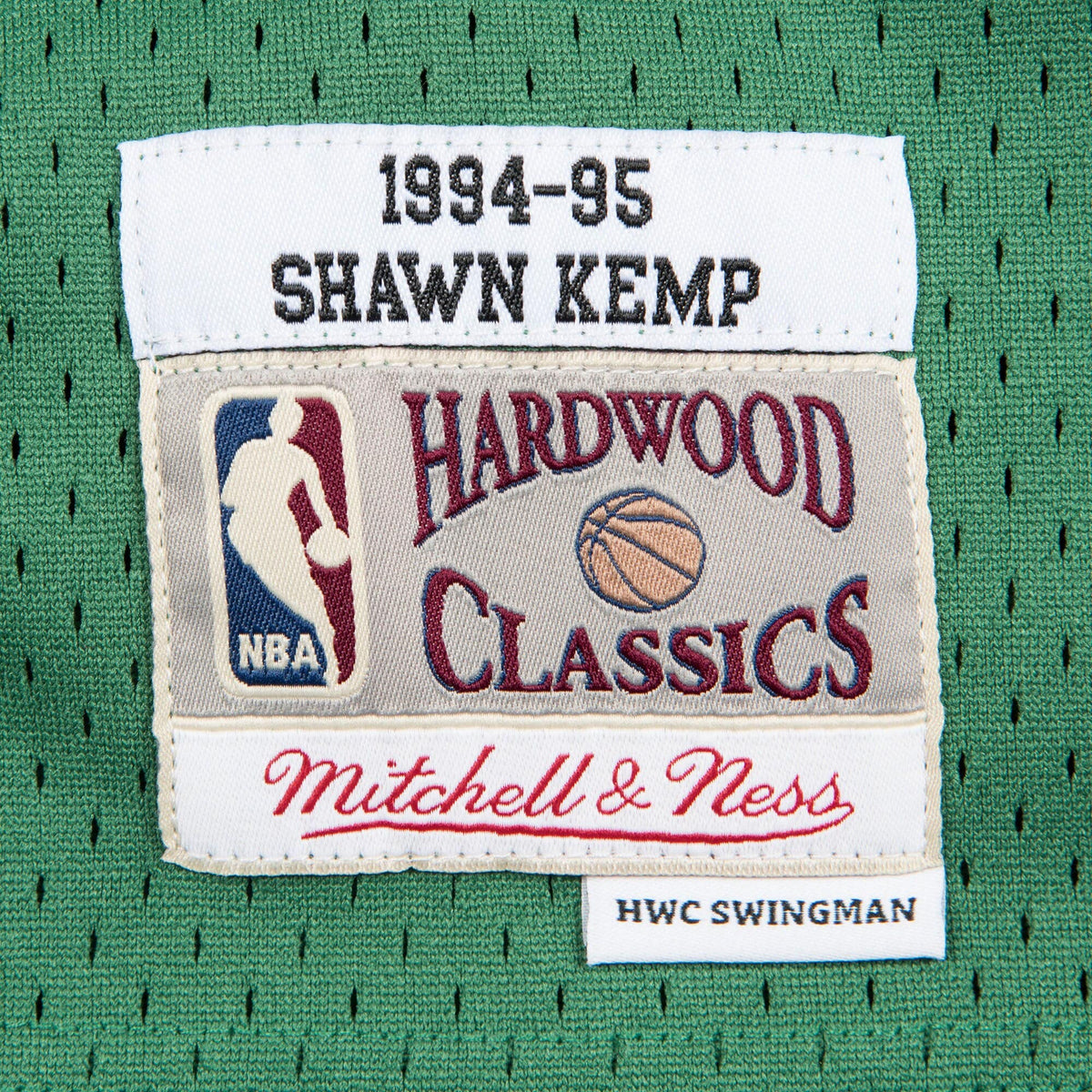 Shawn Kemp Seattle Supersonics Hardwood Classics Swingman Road Jersey - Mens product image 4, provided for visual reference