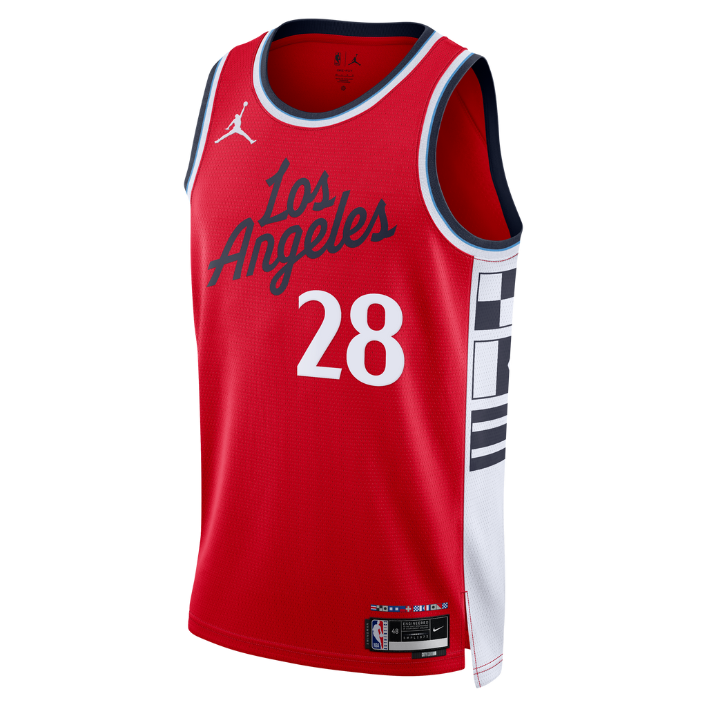 Rui Hachimura Los Angeles Clippers Statement Edition Swingman Jersey - Red - Mens product image 3, provided for visual