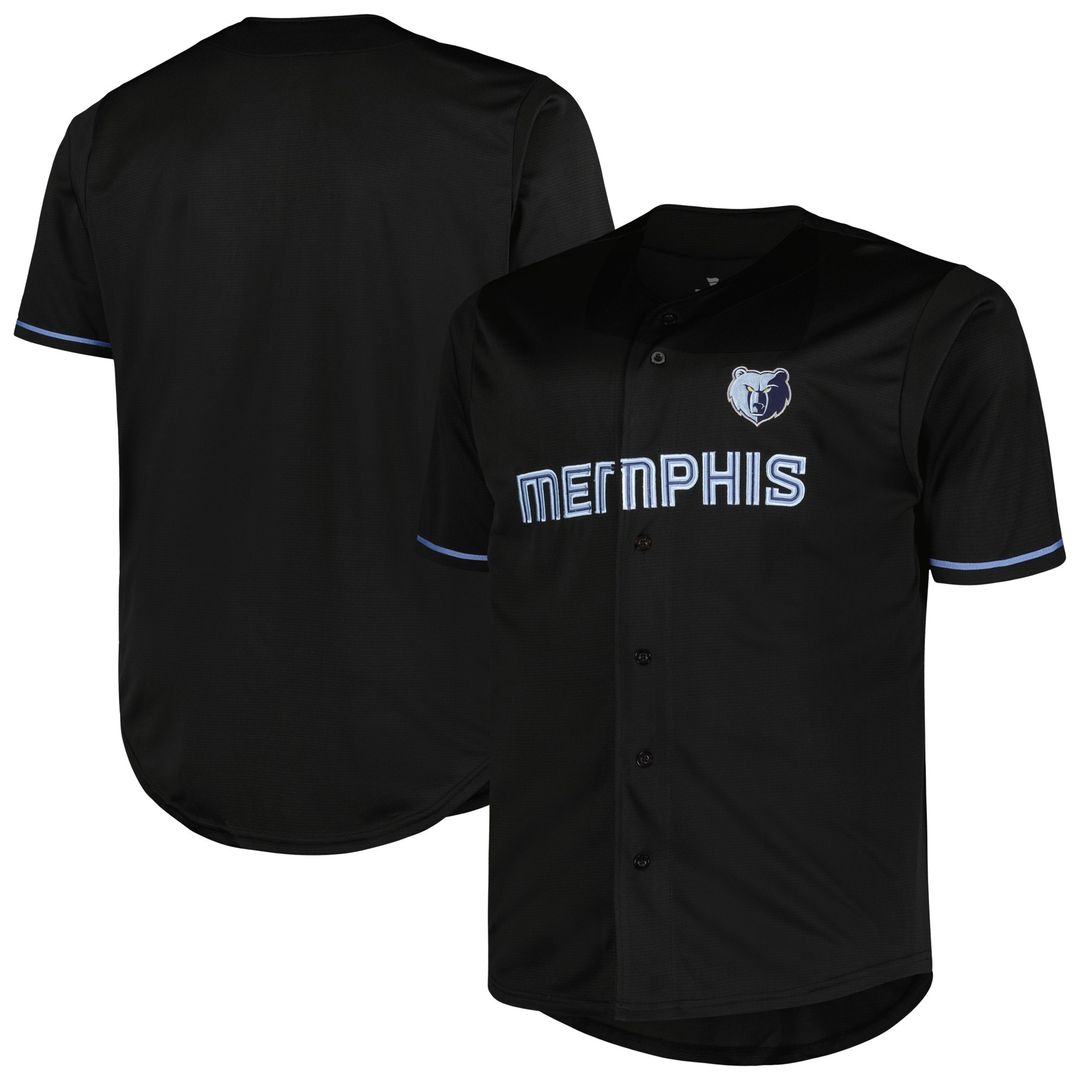Memphis Grizzlies Profile Big & Tall Pop Jersey - Black product image 1