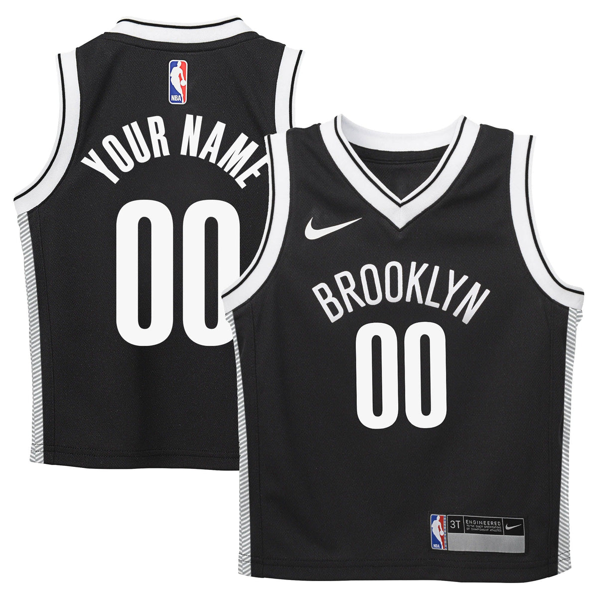 Brooklyn Nets Replica Icon Jersey - Toddler product image 2, provided for visual reference and product detail review