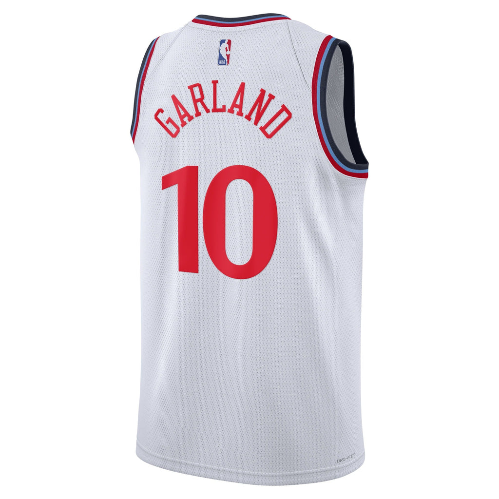 Darius Garland Los Angeles Clippers Association Edition Swingman Jersey - White - Unisex product image 4, provided for