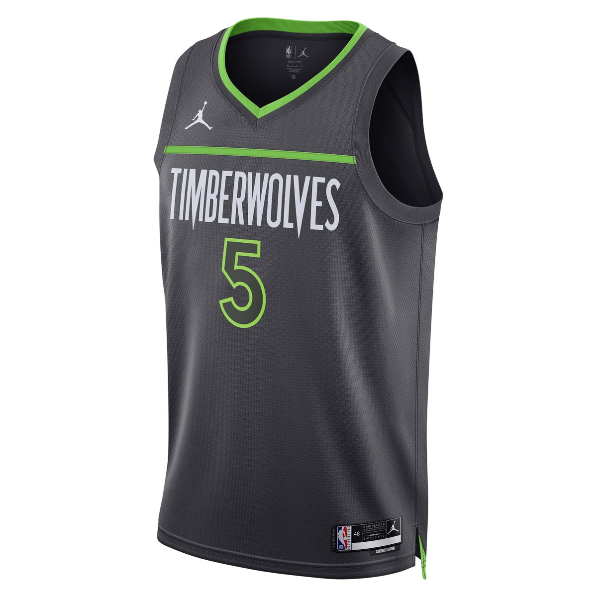 Anthony Edwards Minnesota Timberwolves Statement Edition Swingman Jersey - Gray - Unisex product image 3, provided for