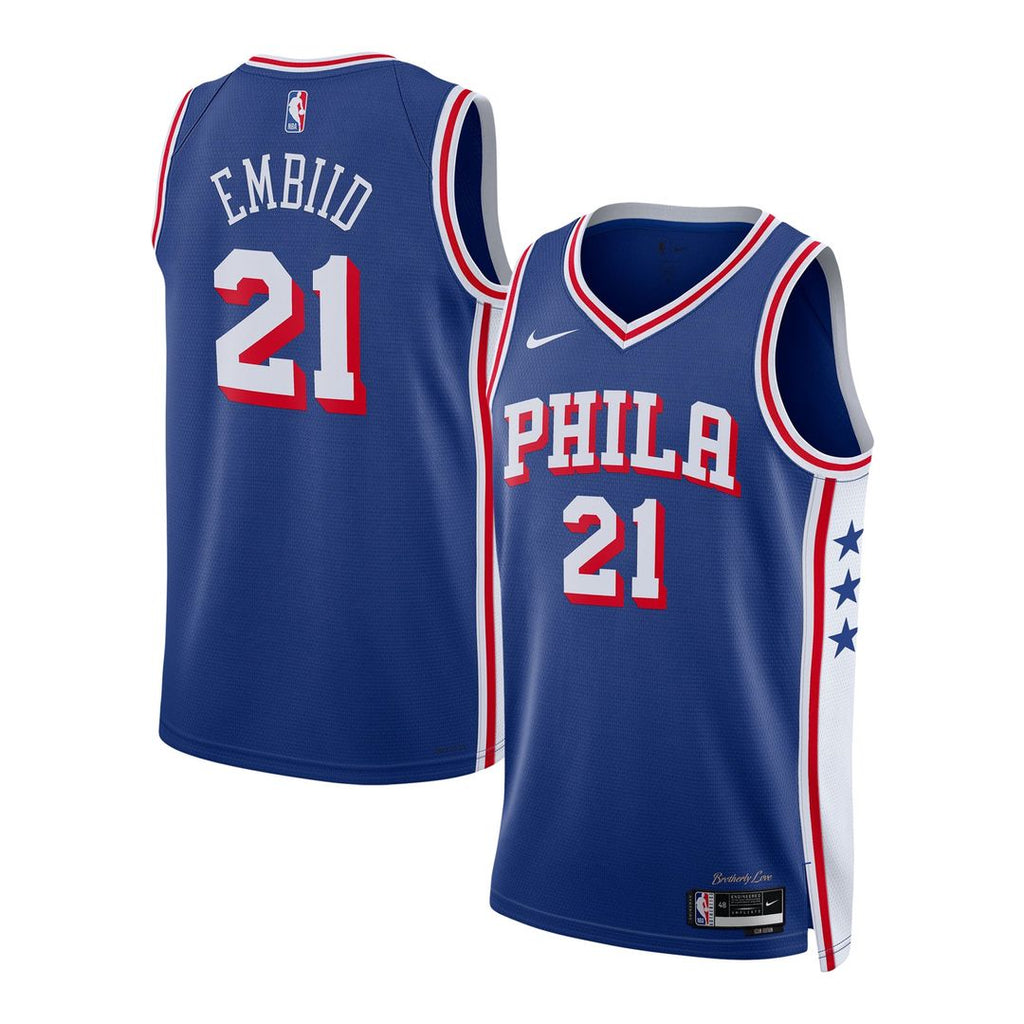 Philadelphia 76ers Joel Embiid Nike Youth Swingman Jersey product image 1