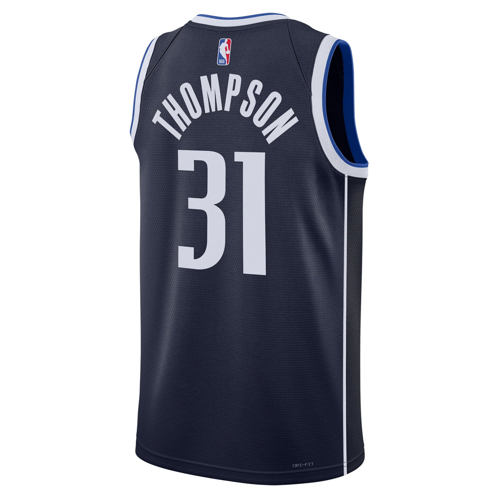 Klay Thompson Dallas Mavericks Statement Edition Swingman Jersey - Navy - Unisex product image 4, provided for visual