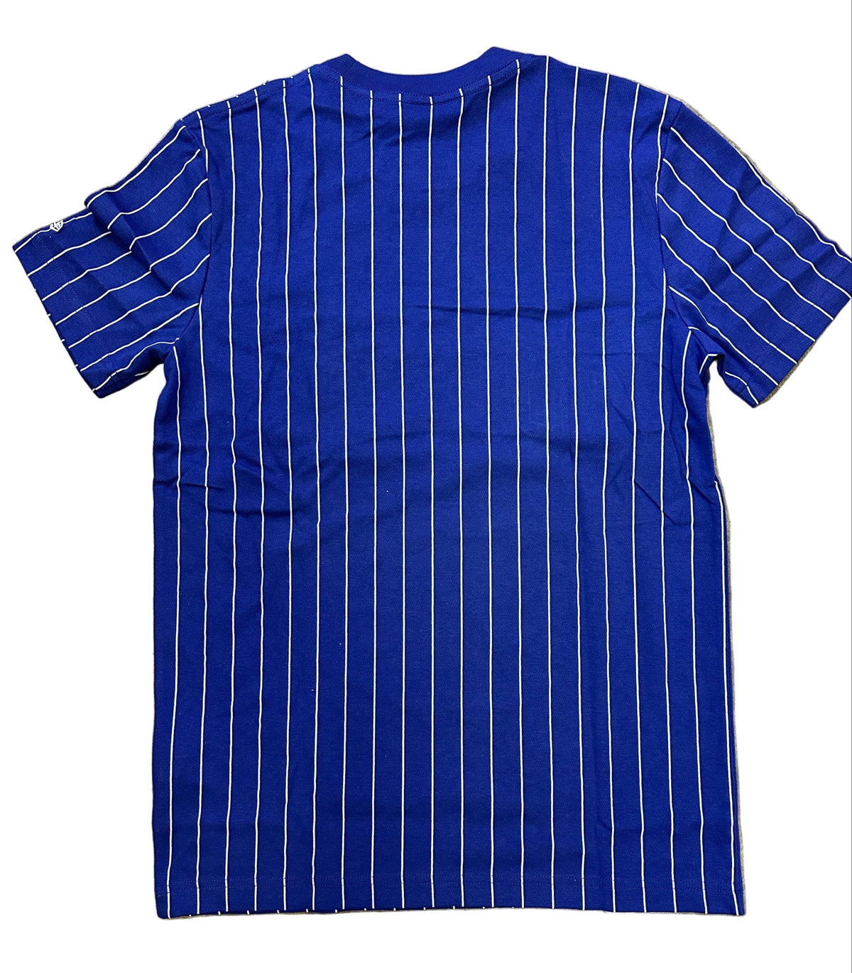 New Era Men Los Angeles Dodgers Pinstripe T-Shirt product image 2, provided for visual reference and product detail review