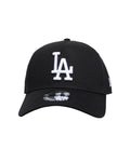 New Era Los Angeles Dodgers A-Frame 9FORTY Adjustable Hat-Black product image 1, provided for visual reference and product