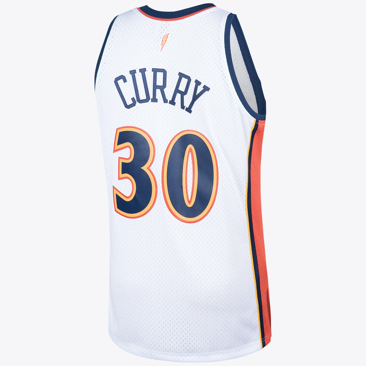 Stephen Curry Golden State Warriors 2009 Hardwood Classics Swingman Home Jersey - White - Mens product image 3, provided for