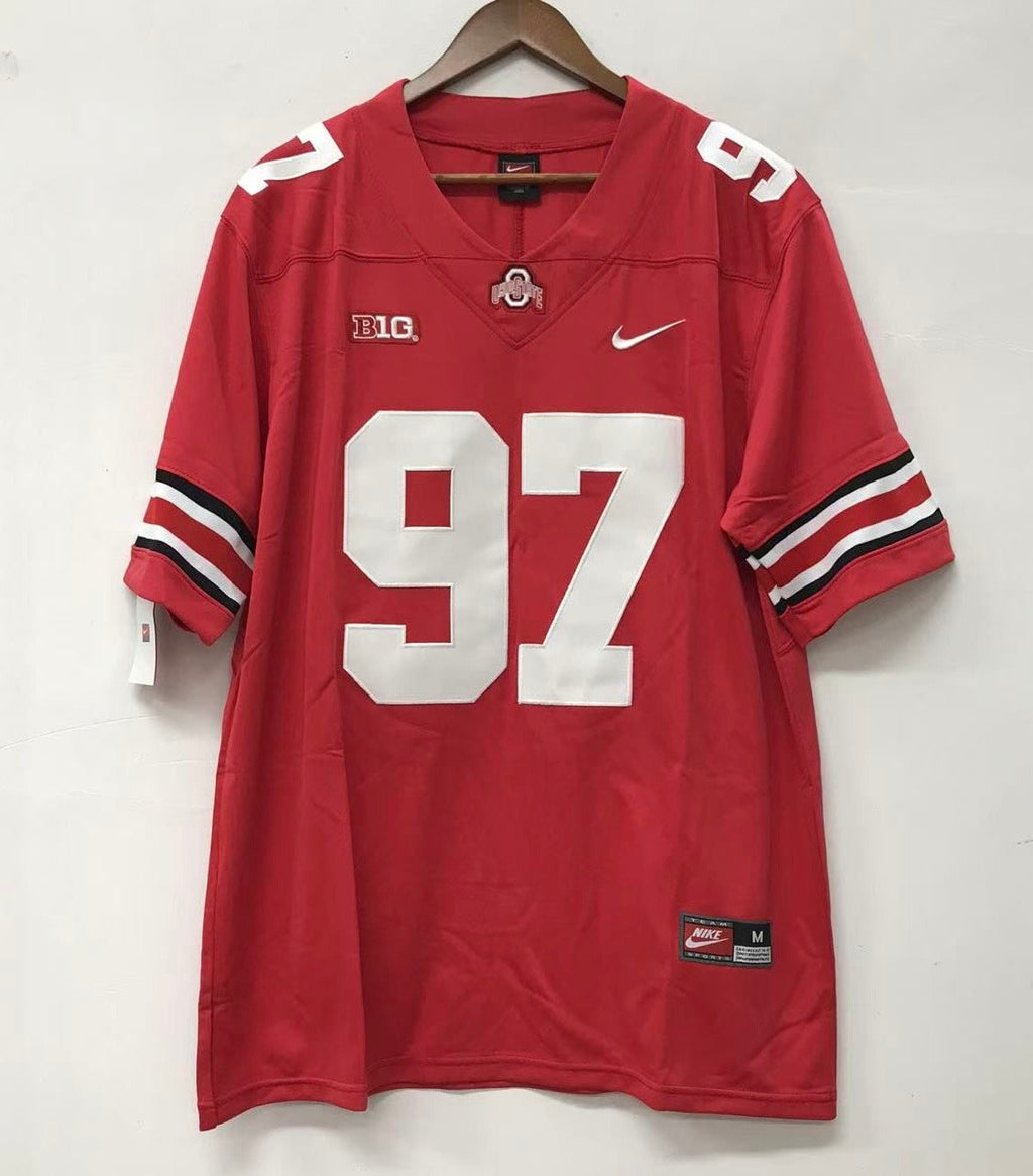 Nick Bosa Ohio State Buckeyes Official NCAA Jersey Nike red product image 2