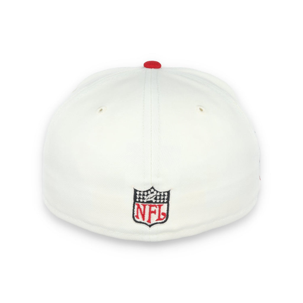 New Era San Francisco 49Ers 40Th Anniversary Side Patch 59Fifty Fitted Hat-Chrome/Red product image 5, provided for visual