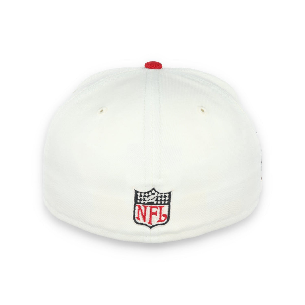 New Era San Francisco 49Ers 40Th Anniversary Side Patch 59Fifty Fitted Hat-Chrome/Red product image 5, provided for visual