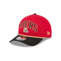 New Era San Francisco 49ers Arch M-Crown 9FORTY A-Frame Adjustable Hat-Red/Black product image 1, provided for visual