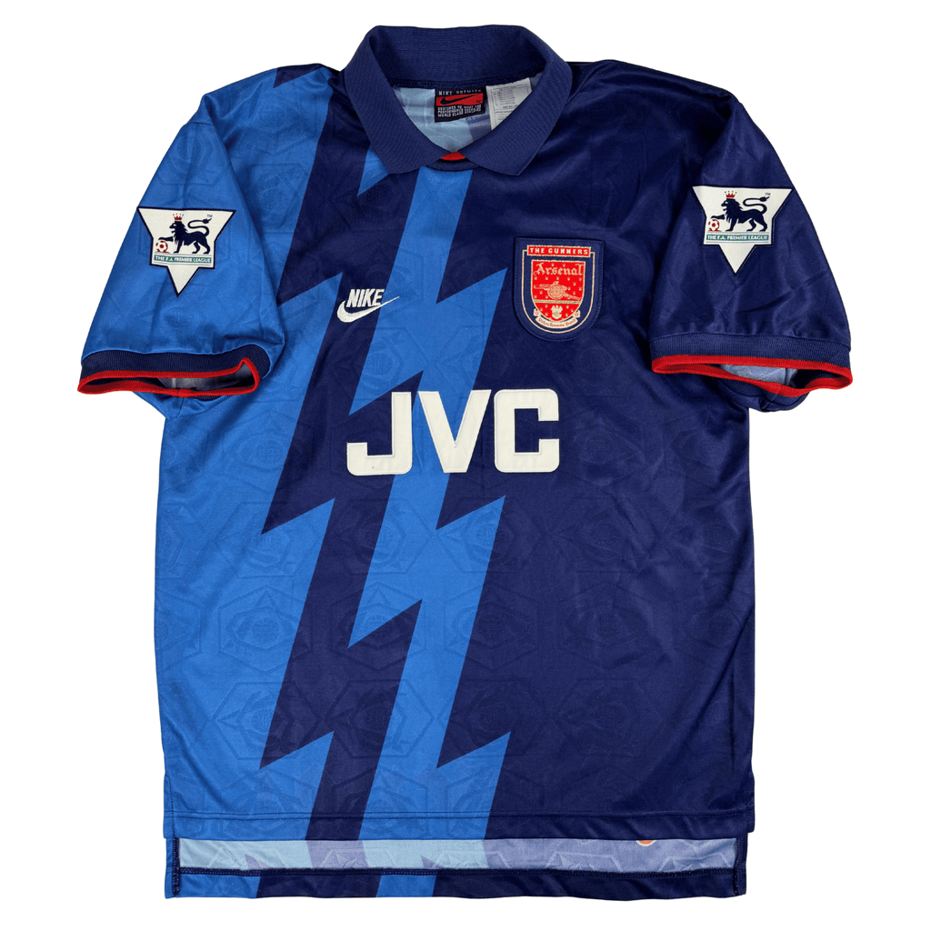 1995-1996 Arsenal Epl Away Shirt Bergkamp #10 - (M) product image 1, provided for visual reference and product detail review