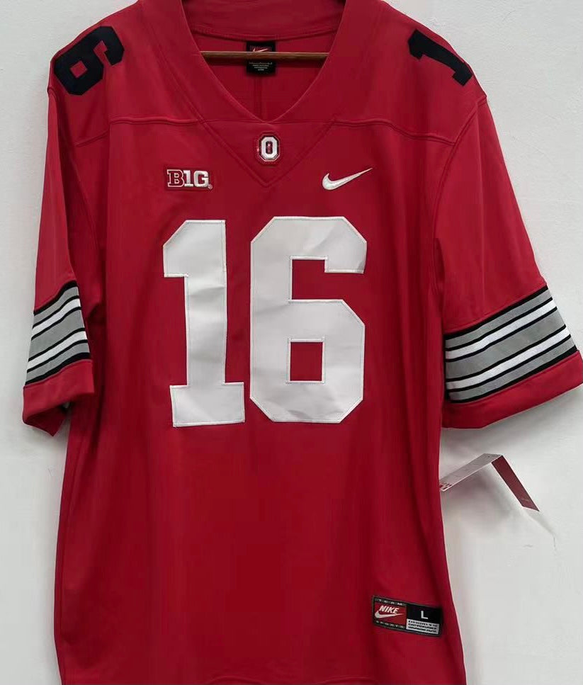 J. T. Barrett Jersey Ohio State Buckeyes red product image 4