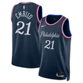 Joel Embiid Philadelphia 76ers 2025/26 City Edition Swingman Jersey - Navy - Unisex product image 1, provided for visual
