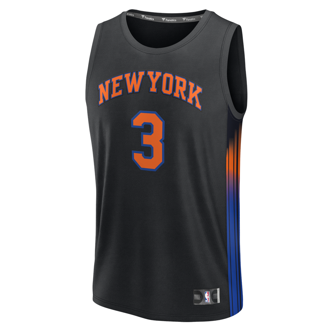 New York Knicks Josh Hart Fanatics Youth Fast Break Jersey product image 2