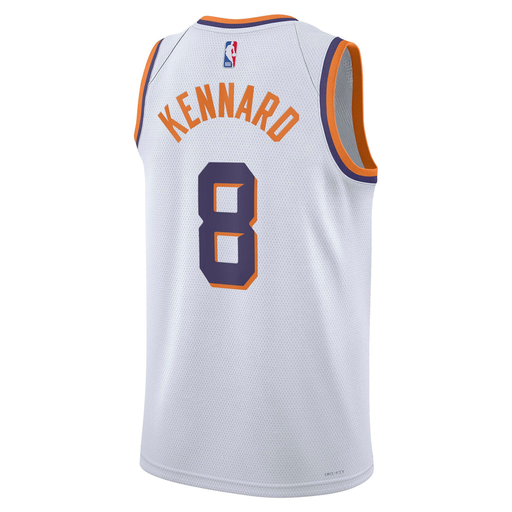 Luke Kennard Phoenix Suns Association Edition Swingman Jersey - White - Unisex product image 4, provided for visual