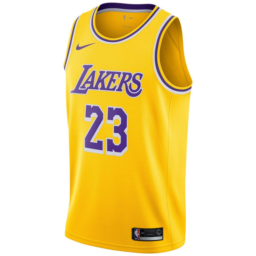 Los Angeles Lakers LeBron James Nike Swingman Player Jersey product image 2