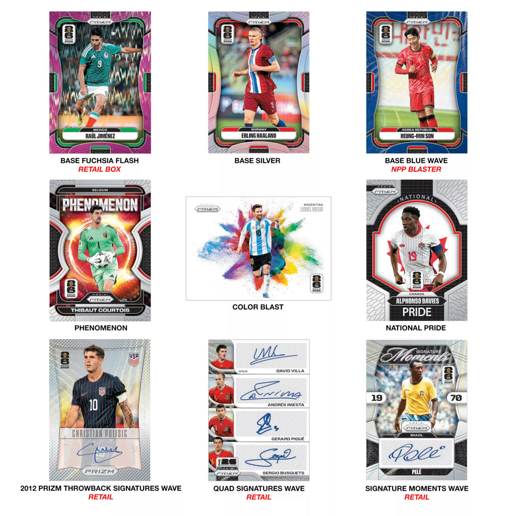 2026 Panini Prizm Fifa World Cup Blaster Box product image 2, provided for visual reference and product detail review