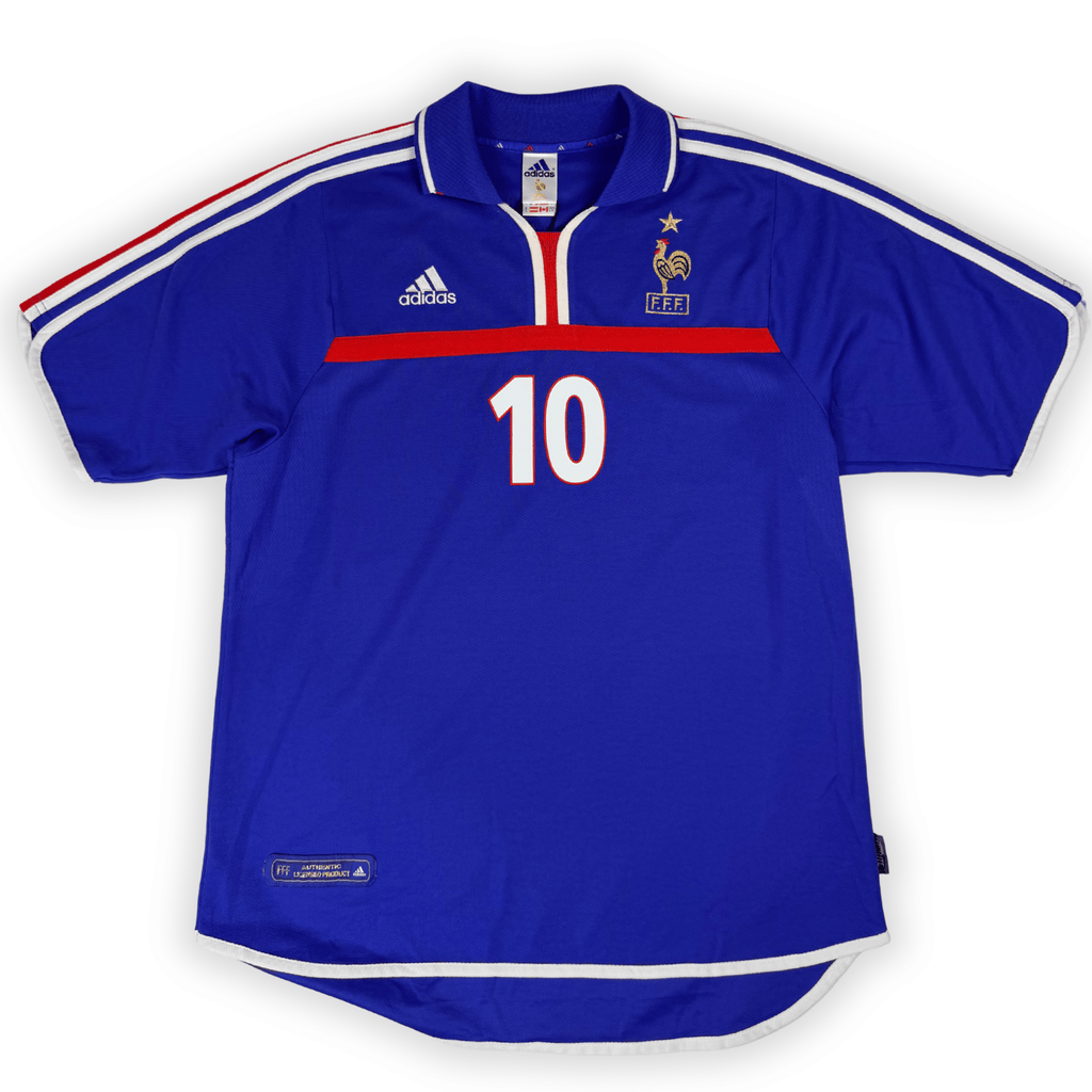 2000 France Home Shirt Zidane #10 - (L) product image 2, provided for visual reference and product detail review