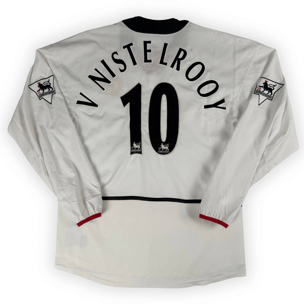 2002-2003 Manchester United Epl Away L/S Shirt Nistelrooy #10 - (L) product image 1, provided for visual reference and