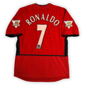 2002-2003 Manchester United Epl Home Shirt Ronaldo #7 - (M) product image 1, provided for visual reference and product