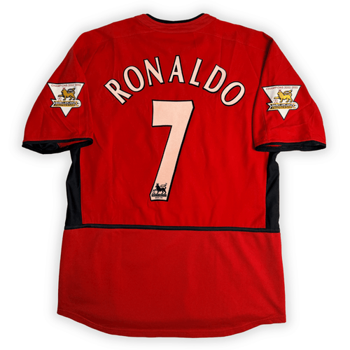 2002-2003 Manchester United Epl Home Shirt Ronaldo #7 - (M) product image 1, provided for visual reference and product
