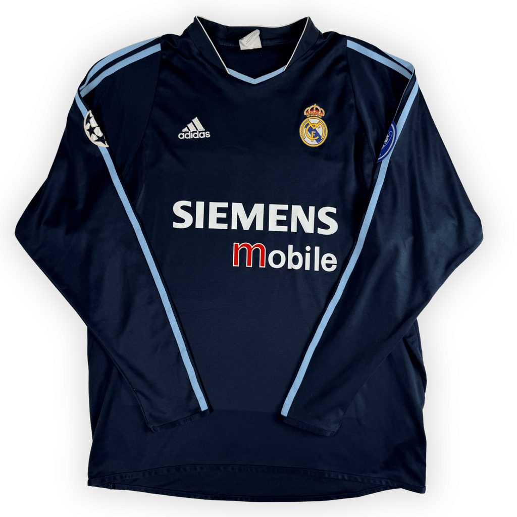 2003-04 Real Madrid Ucl L/S Away Shirt Ronaldo #9 - (L) product image 2, provided for visual reference and product detail