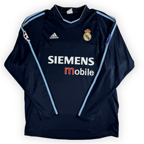 2003-04 Real Madrid Ucl L/S Away Shirt Ronaldo #9 - (L) product image 2, provided for visual reference and product detail