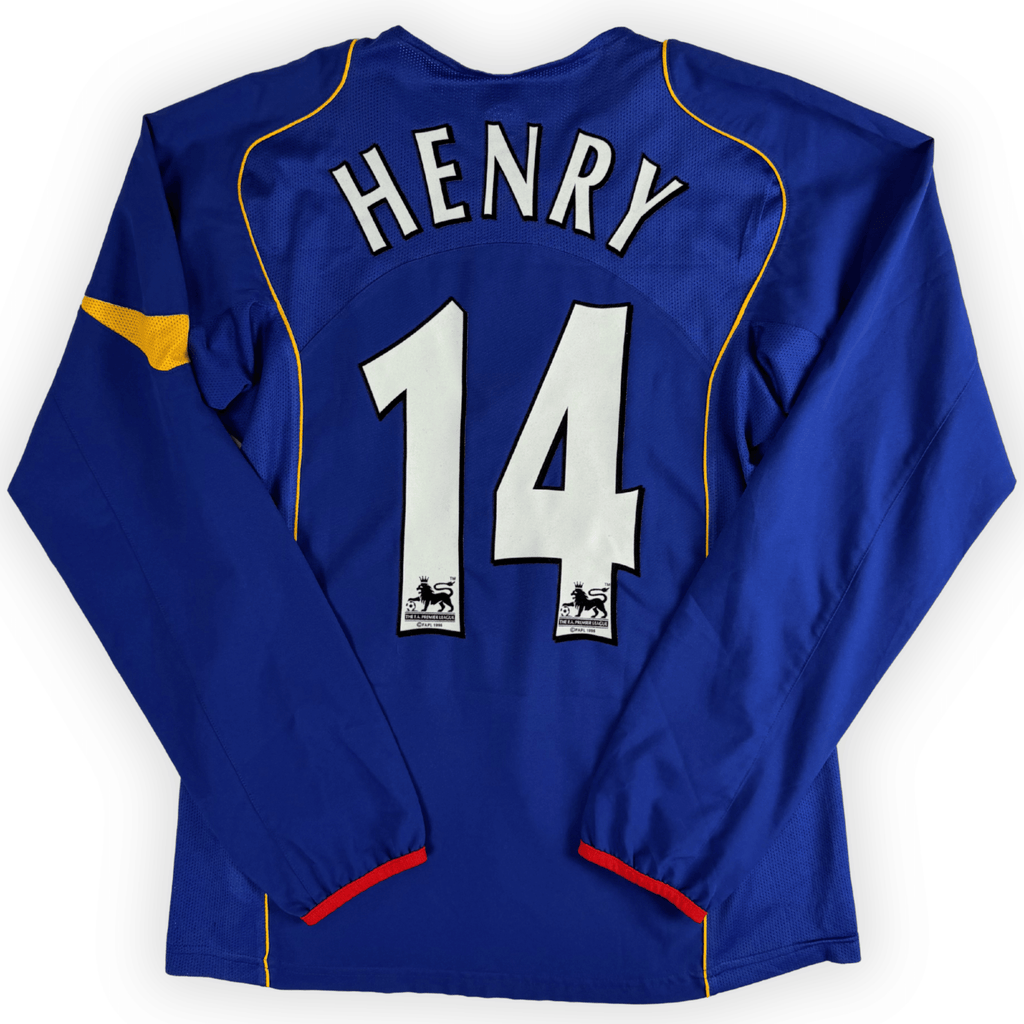 2004-06 Arsenal Away L/S Shirt Henry #14 - (S) product image 1, provided for visual reference and product detail review