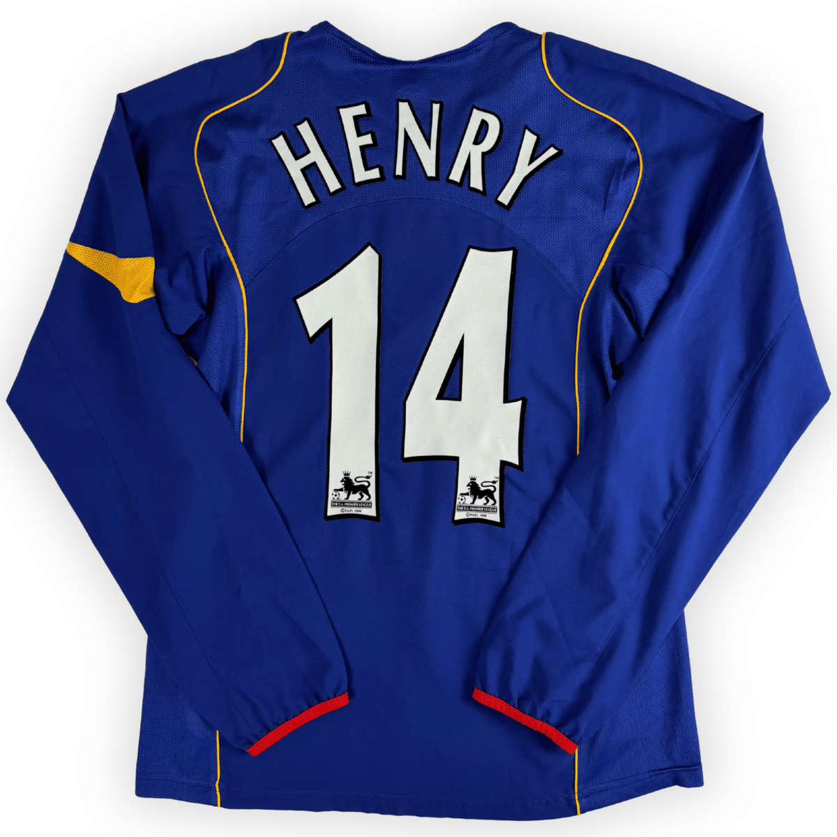 2004-06 Arsenal Away L/S Shirt Henry #14 - (S) product image 1, provided for visual reference and product detail review