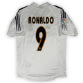 2004-2005 Real Madrid La Liga Home Shirt Ronaldo #9 - (S) product image 1, provided for visual reference and product detail