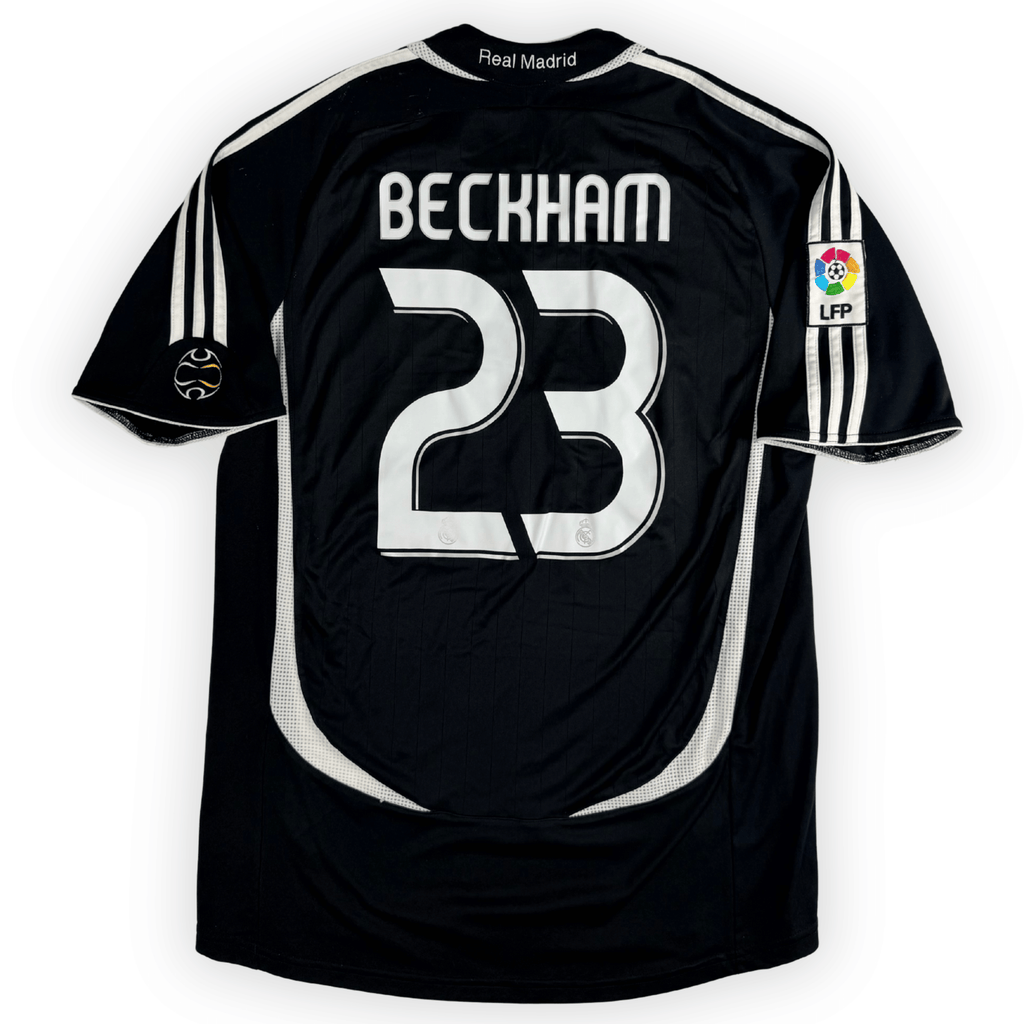 2006-07 Real Madrid La Liga Away Shirt Beckham #23 - (M) product image 1, provided for visual reference and product detail