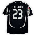 2006-07 Real Madrid La Liga Away Shirt Beckham #23 - (M) product image 1, provided for visual reference and product detail