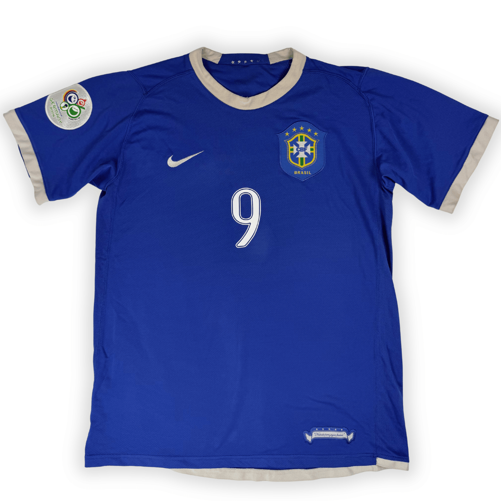 2006 Brasil World Cup Away Shirt Ronaldo #9 - (M) product image 2, provided for visual reference and product detail review