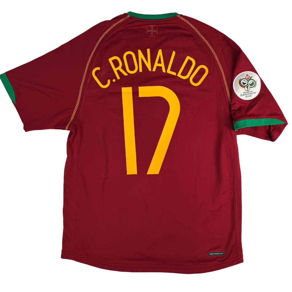 2006 Portugal World Cup Home Shirt Ronaldo #17 - (S) product image 2, provided for visual reference and product detail review