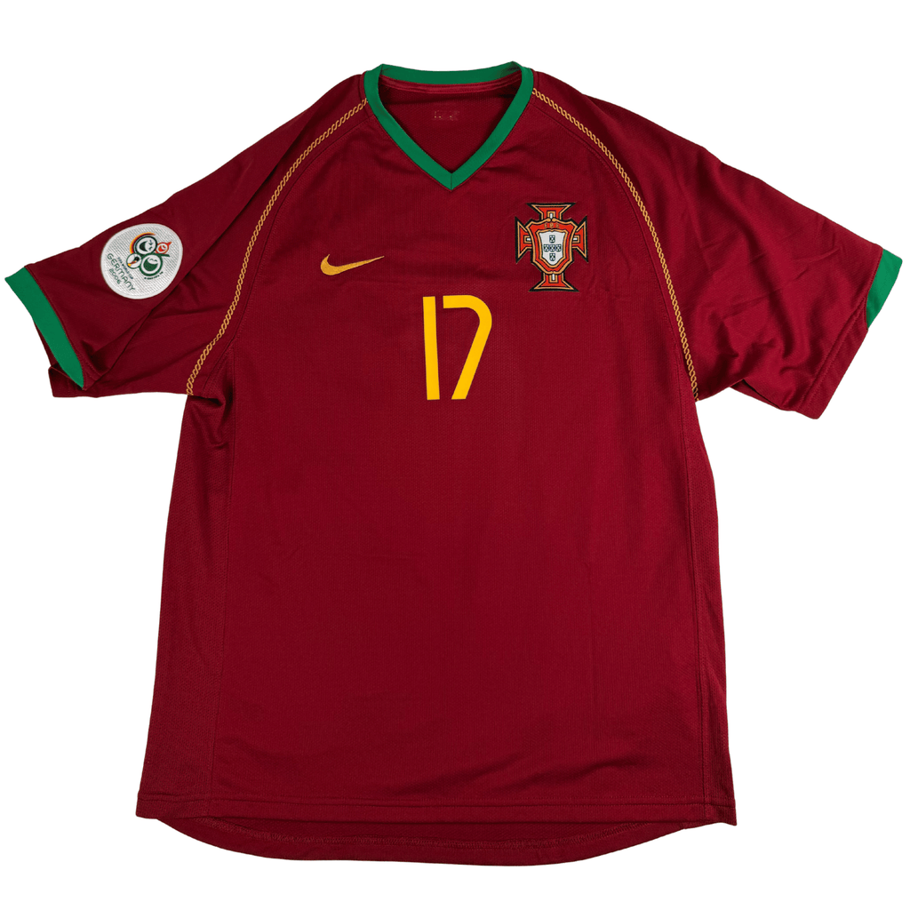 2006 Portugal World Cup Home Shirt Ronaldo #17 - (S) product image 1, provided for visual reference and product detail review