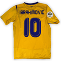 2006 Sweeden World Cup Home Shirt Ibrahimovic #10 - (S) product image 1, provided for visual reference and product detail