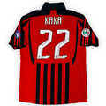 2007-2008 Ac Milan Ucl Home Shirt Kaka #22 - (L) product image 1, provided for visual reference and product detail review