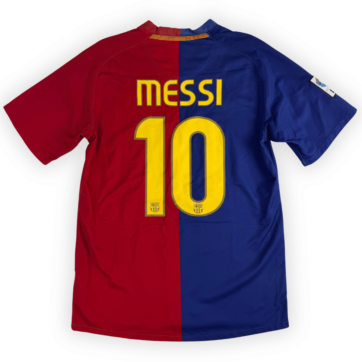 2008-09 FC Barcelona La Liga Home Shirt Messi #10 - (M) product image 1, provided for visual reference and product detail