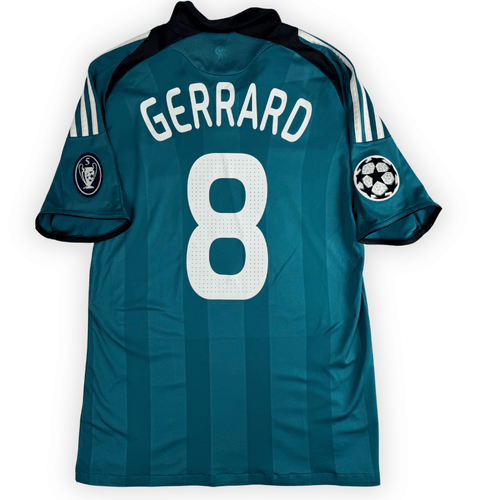 2008-09 Liverpool Ucl Third Shirt Gerrard #8 - (M) product image 1, provided for visual reference and product detail review