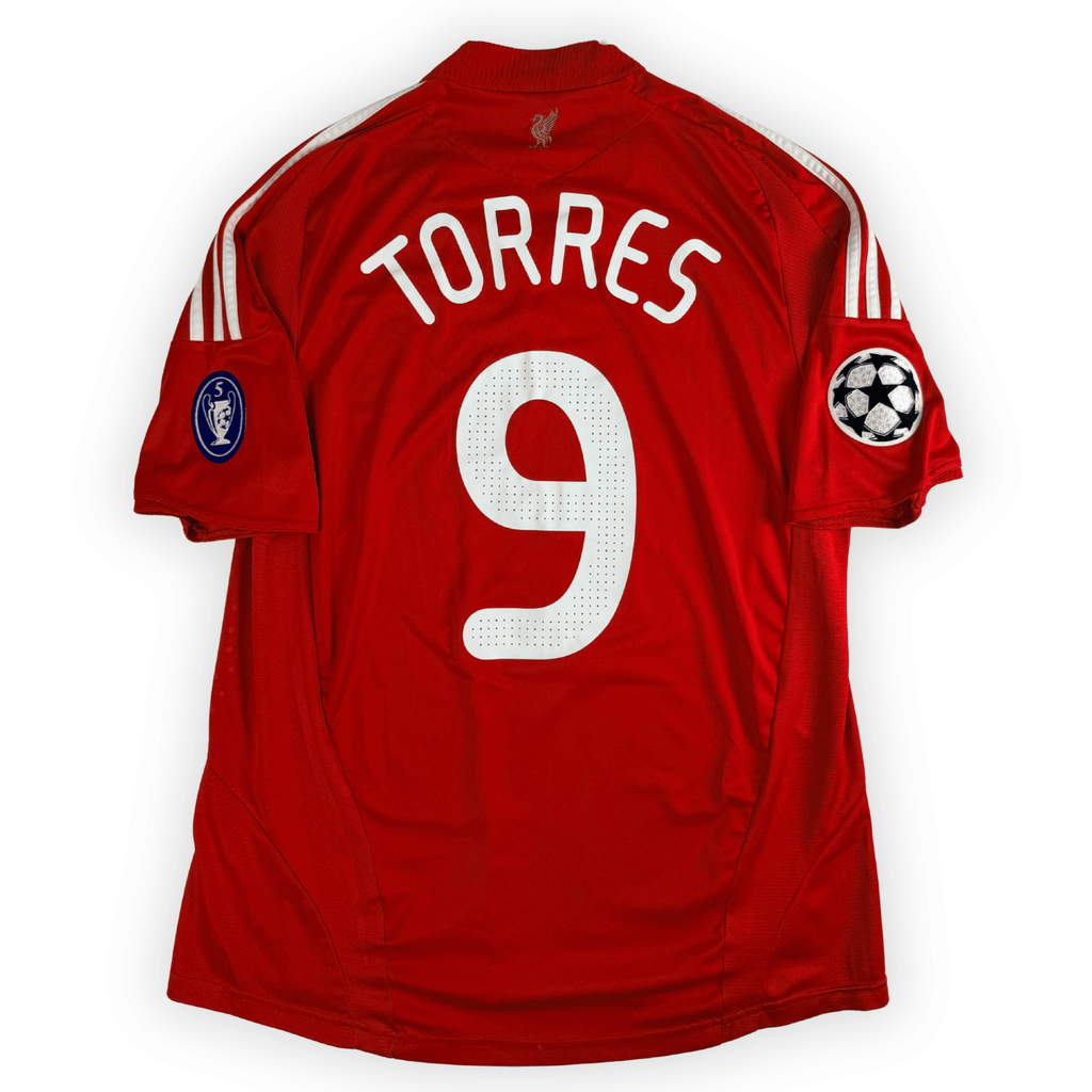 2008-09 Liverpool Ucl Home Shirt Torres #9 - (L) product image 1, provided for visual reference and product detail review