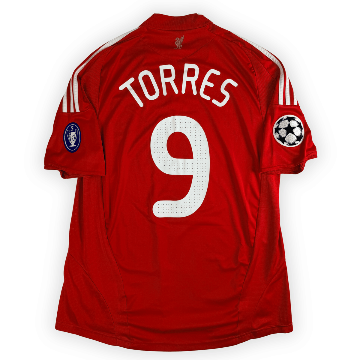 2008-09 Liverpool Ucl Home Shirt Torres #9 - (L) product image 1, provided for visual reference and product detail review