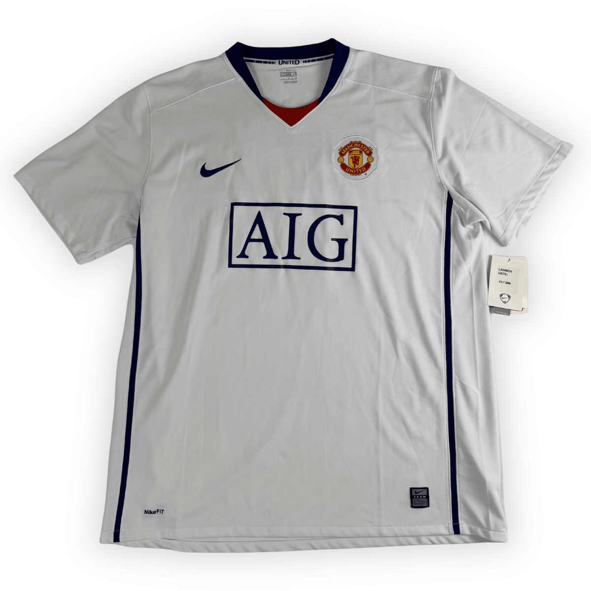 2008-09 Manchester United Away Shirt Ronaldo #7 - (Xl) product image 2, provided for visual reference and product detail