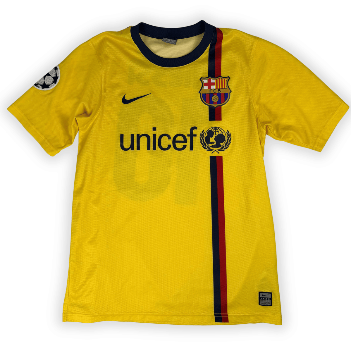 2008-2009 FC Barcelona Ucl Away Shirt Messi #10 - (S) product image 2, provided for visual reference and product detail