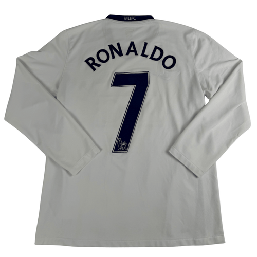 2008-2009 Manchester United Away L/S Shirt Ronaldo #7 - (M) product image 2, provided for visual reference and product