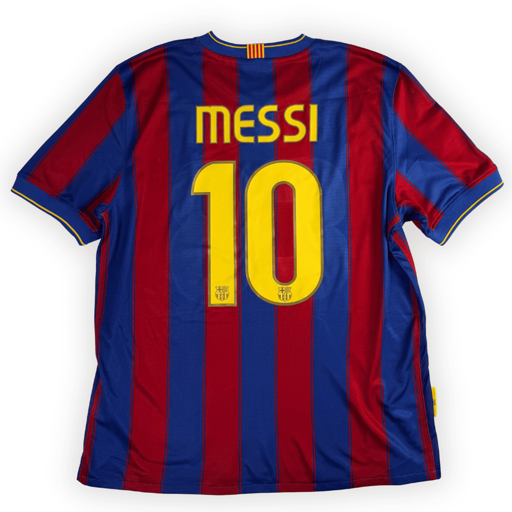 2009-10 FC Barcelona La Liga Home Shirt Messi #10 - (L) product image 1, provided for visual reference and product detail
